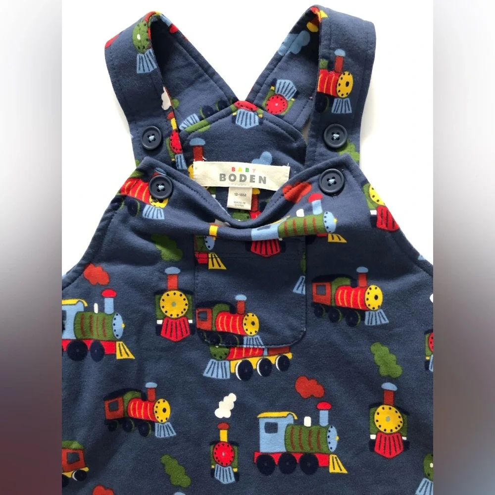 NWOT Mini Boden Jersey overalls